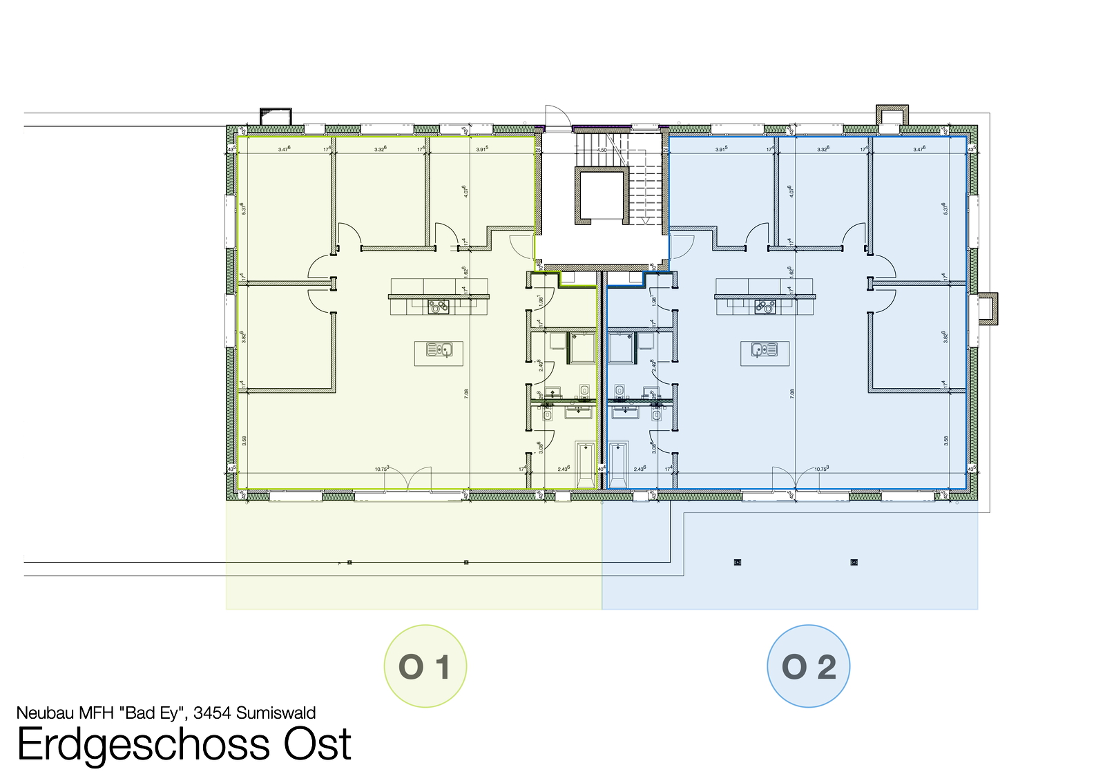 5½ Zimmer Wohnungen im Erdgeschoss Ost (2)
